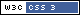 W3C Valid CSS 3.0